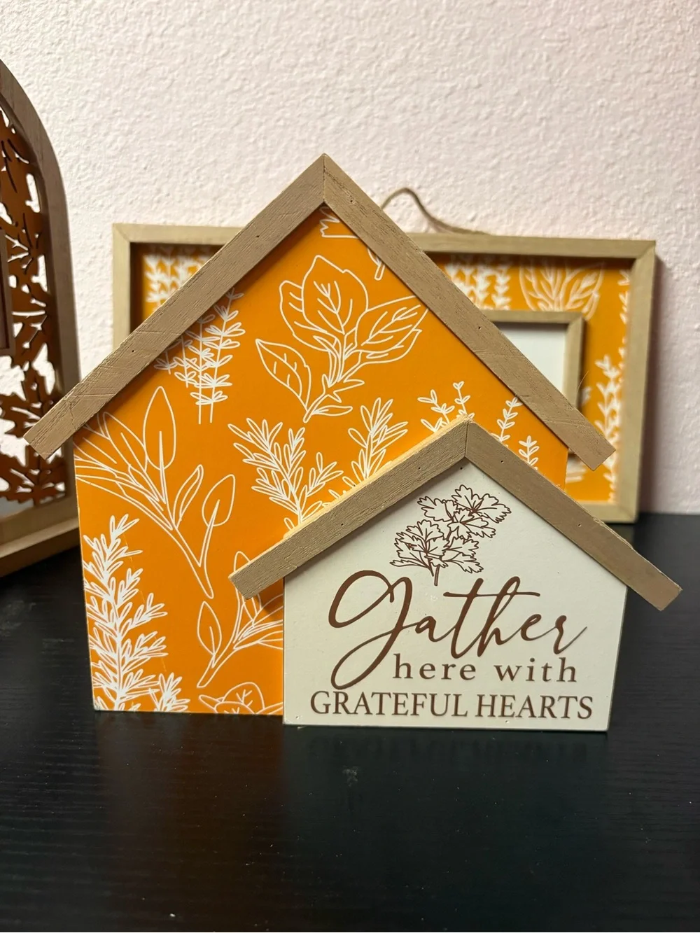 Rustic Fall Wooden Decor Bundle Hello Autumn Farmhouse Thanksgiving Signs